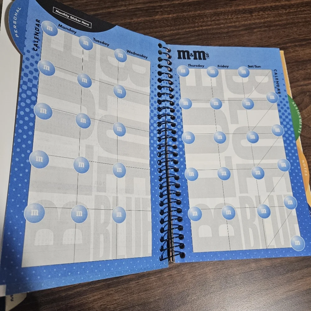 Vintage M&Mrs Student Planner